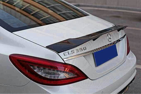 Mercedes Benz CLS-Class C218 W218 AMG CLS63S CLS63 CLS550 CLS500 CLS400 CLS350 CLS300 2012 2013 2014 2015 2016 2017 2018 with Aftermarket Parts - R Style Rear Spoiler Carbon Fiber from Aero Republic