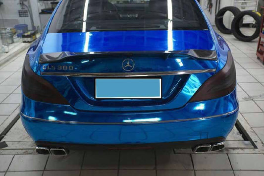 Mercedes Benz CLS-Class C218 W218 AMG CLS63S CLS63 CLS550 CLS500 CLS400 CLS350 CLS300 2012 2013 2014 2015 2016 2017 2018 with Aftermarket Parts - R Style Rear Spoiler Carbon Fiber from Aero Republic