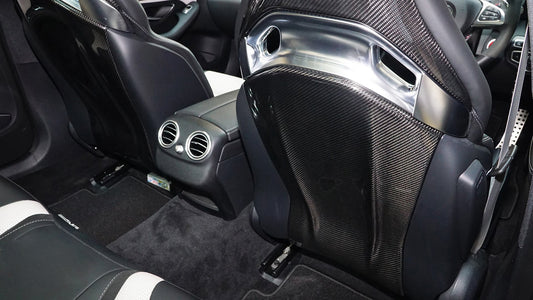 Mercedes Benz C117 W117 X117 AMG CLA45 2014 2015 2016 2017 2018 2019 with Aftermarket Parts - OE Style Seat Backrest Carbon Fiber / FRP from Aero Republic