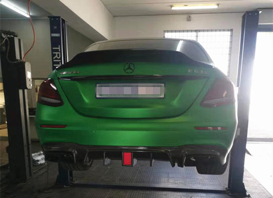 Aero Republic R Style Rear Spoiler for Mercedes Benz E-Class E63S AMG E550 W213 2017-2023 & W238 Sedan Carbon Fiber