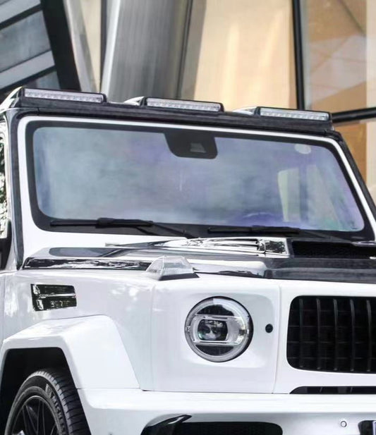Mercedes Benz G63 AMG G550 W463 W464 2019-ON with Aftermarket Parts - M Style Roof Lighting Carbon Fiber from Aero Republic