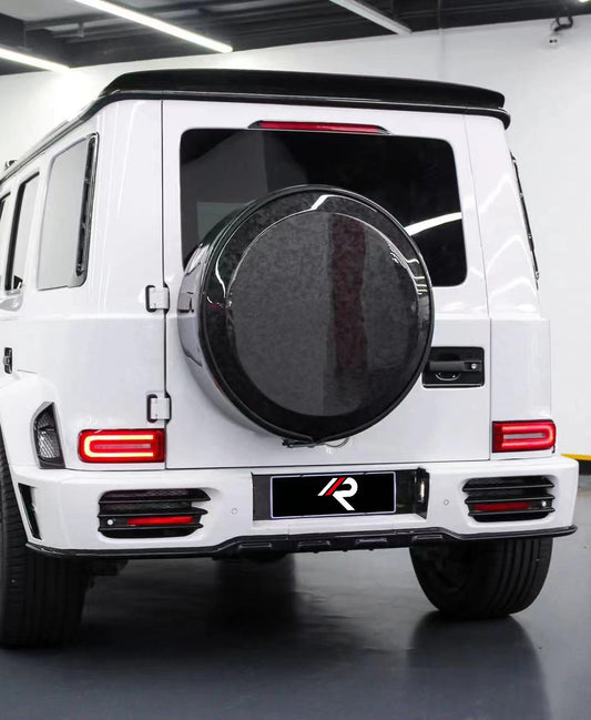 Mercedes Benz G63 AMG G550 W463 W464 2019-ON with Aftermarket Parts - M Style Rear Roof Spoiler Carbon Fiber / FRP from Aero Republic