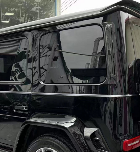 Mercedes Benz G63 AMG G550 W463 W464 2019-ON with Aftermarket Parts - M Style Window Louvers Carbon Fiber / FRP from Aero Republic