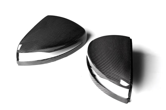 Mercedes Benz GLE-Class C167 W167 AMG GLE63S GLE53 GLE450 GLE350 (Both Fits Pre-Facelift & Facelift) 2019-ON with Aftermarket Parts - OE Style Replacement Mirror Caps Pre-preg Carbon Fiber from Aero Republic