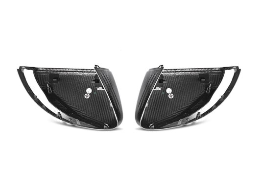 Mercedes Benz GLE-Class C167 W167 AMG GLE63S GLE53 GLE450 GLE350 (Both Fits Pre-Facelift & Facelift) 2019-ON with Aftermarket Parts - OE Style Replacement Mirror Caps Pre-preg Carbon Fiber from Aero Republic