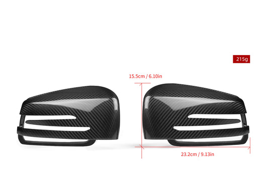 Mercedes Benz GLS-Class X166 W166 AMG GLS63 GLS550 GLS450 GLSL400 Pre-Facelift 2017 2018 2019 with Aftermarket Parts - OE Style Replacement Mirror Caps Carbon Fiber from Aero Republic