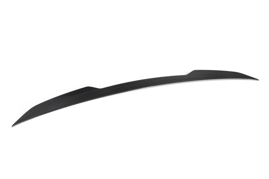 Mercedes Benz S-Class W222 S65 AMG S63 S600 S560 S550 S500e S450 Sedan 2014 2015 2016 2017 2018 2019 2020 with Aftermarket Parts - X Style Rear Lip Spoiler Carbon Fiber from Aero Republic