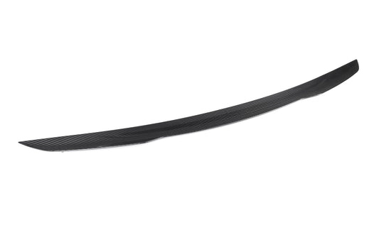 Mercedes Benz S-Class W222 S65 AMG S63 S600 S560 S550 S500e S450 Sedan 2014 2015 2016 2017 2018 2019 2020 with Aftermarket Parts - X Style Rear Lip Spoiler Carbon Fiber from Aero Republic