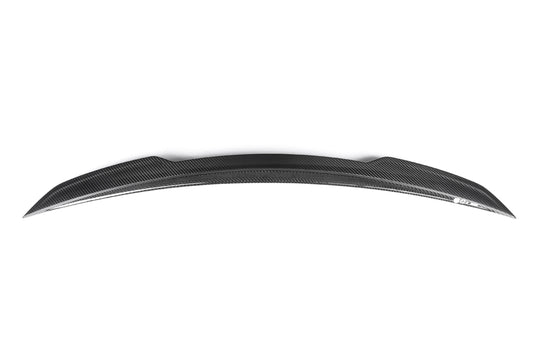 Mercedes Benz S-Class W222 S65 AMG S63 S600 S560 S550 S500e S450 Sedan 2014 2015 2016 2017 2018 2019 2020 with Aftermarket Parts - X Style Rear Lip Spoiler Carbon Fiber from Aero Republic