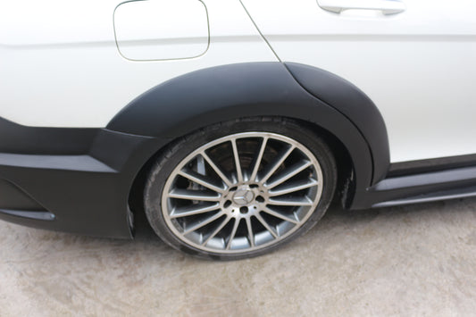 Mercedes Benz W204 C63 AMG 2008 2009 2010 2011 with Aftermarket Parts - Black Series Conversion Style Full Body Kit Carbon Fiber / FRP from Aero Republic