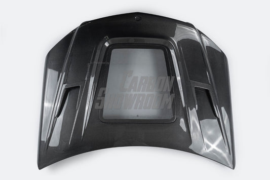 Mercedes Benz W204 C63 AMG 2008 2009 2010 2011 with Aftermarket Parts - IMP Style Hood Bonnet Carbon Fiber / FRP from Aero Republic