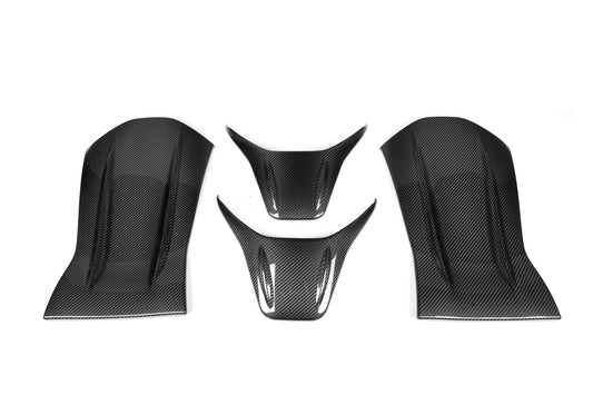 Mercedes Benz W205 AMG C63S C63 2015 2016 2017 2018 2019 2020 2021 with Aftermarket Parts - OE Style Seat Backrest Carbon Fiber / FRP from Aero Republic