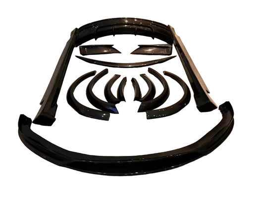 Tesla Model S 2nd Gen Late 2016-Early 2021 with Aftermarket Parts - Narrow & Wide Body Full Body Kit Carbon Fiber from Aero Republic