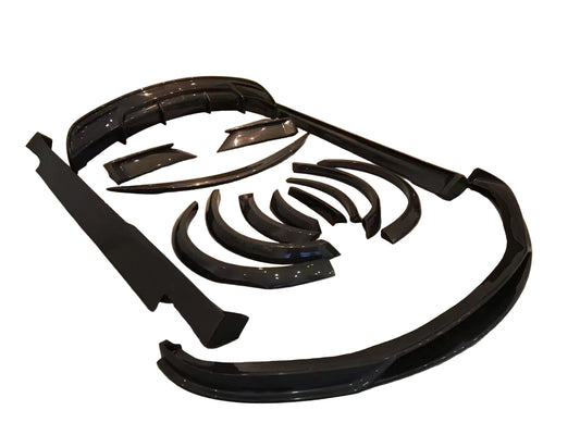 Tesla Model S 2nd Gen Late 2016-Early 2021 with Aftermarket Parts - Narrow & Wide Body Full Body Kit Carbon Fiber from Aero Republic