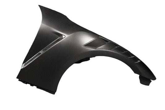 Nissan GTR R35 EBA 2008 2009 2010 2011 2012 2013 2014 2015 2016 2017 2018 2019 2020 2021 2022 2023 2024 with Aftermarket Parts - Nismo Style Front Fenders Dry Pre-preg Carbon Fiber from Aero Republic