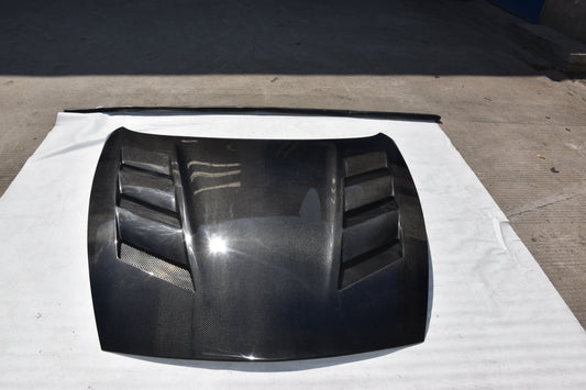 Nissan 370Z Nismo Sport Touring Base Fairlady Z Z34 2009 2010 2011 2012 2013 2014 2015 2016 2017 2018 2019 2020 with Aftermarket Parts - V1 Hood Carbon Fiber/FRP from Aero Republic