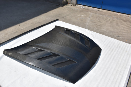 Nissan 370Z Nismo Sport Touring Base Fairlady Z Z34 2009 2010 2011 2012 2013 2014 2015 2016 2017 2018 2019 2020 with Aftermarket Parts - V1 Hood Carbon Fiber/FRP from Aero Republic