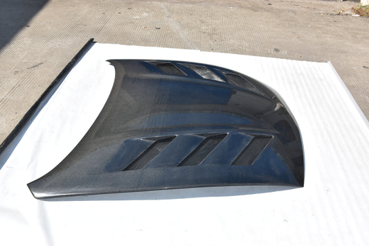 Nissan 370Z Nismo Sport Touring Base Fairlady Z Z34 2009 2010 2011 2012 2013 2014 2015 2016 2017 2018 2019 2020 with Aftermarket Parts - V1 Hood Carbon Fiber/FRP from Aero Republic