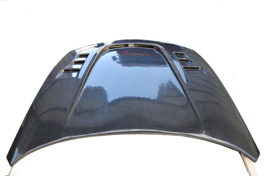Nissan 370Z Nismo Sport Touring Base Fairlady Z Z34 2009 2010 2011 2012 2013 2014 2015 2016 2017 2018 2019 2020 with Aftermarket Parts - V2 Hood Carbon Fiber/FRP from Aero Republic