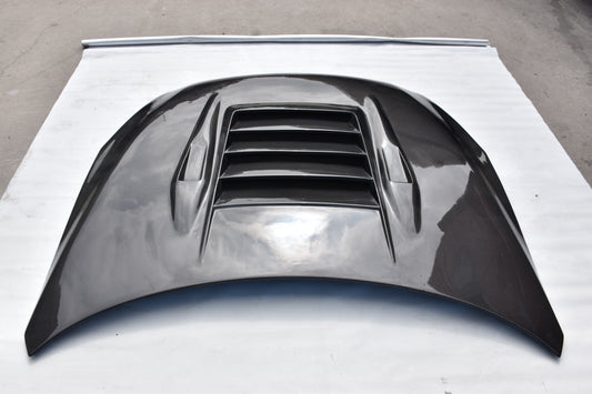 Nissan GTR Nismo T-Spec Premium Pure (for installation on 2008-2016 vehicles, 2017-2024 front bumper is recommended) 2017 2018 2019 2020 2021 2022 2023 2024 with Aftermarket Parts - V1 Hood Carbon Fiber / FRP from Aero Republic