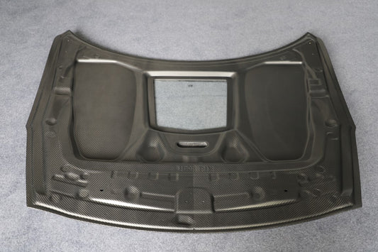 Nissan GTR R35 CBA DBA 2008 2009 2010 2011 2012 2013 2014 2015 2016 (for installation on 2017 2018 2019 2020 2021 2022 2023 2024 vehicles, 2008 2009 2010 2011 2012 2013 2014 2015 2016 front bumper is recommended) with Aftermarket Parts - IMP Style Hood Dry Pre-preg Carbon Fiber from Aero Republic