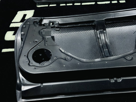 Nissan GTR R35 2017 2018 2019 2020 2021 2022 2023 with Aftermarket Parts - OEM Style Doors Replacement Carbon Fiber from Aero Republic