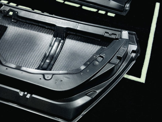 Nissan GTR R35 2017 2018 2019 2020 2021 2022 2023 with Aftermarket Parts - OEM Style Doors Replacement Carbon Fiber from Aero Republic