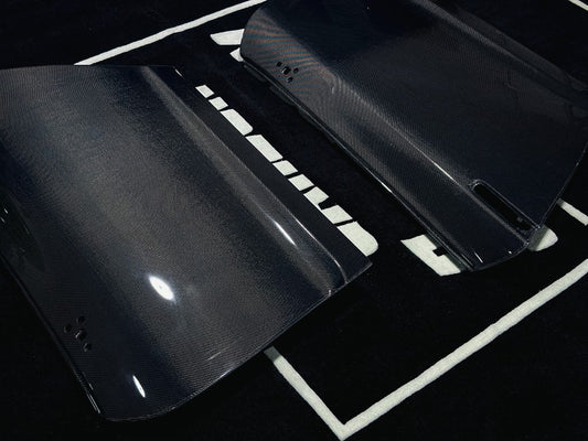 Nissan GTR R35 2017 2018 2019 2020 2021 2022 2023 with Aftermarket Parts - OEM Style Doors Replacement Carbon Fiber from Aero Republic