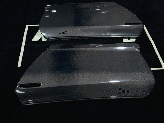 Nissan GTR R35 2017 2018 2019 2020 2021 2022 2023 with Aftermarket Parts - OEM Style Doors Replacement Carbon Fiber from Aero Republic
