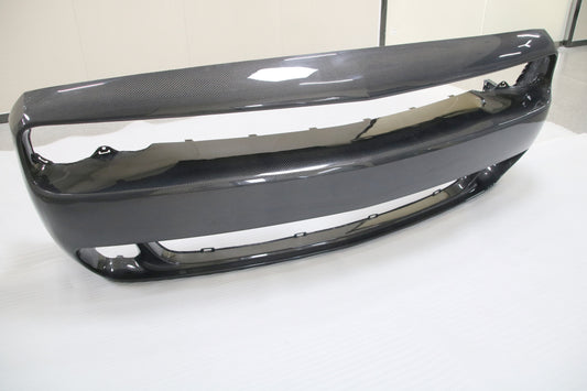 Upgrade Your Dodge Challenger Hellcat T/A Scat Pack 392 SRT R/T SXT SE 2008 2009 2010 2011 2012 2013 2014 2015 2016 2017 2018 2019 2020 2021 2022 2023 with Aftermarket Parts - OEM Style Front Bumper Carbon Fiber from Aero Republic