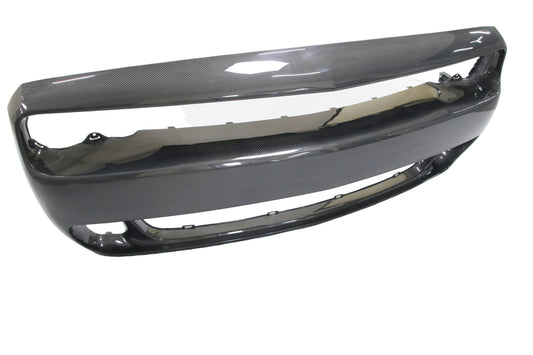 Upgrade Your Dodge Challenger Hellcat T/A Scat Pack 392 SRT R/T SXT SE 2008 2009 2010 2011 2012 2013 2014 2015 2016 2017 2018 2019 2020 2021 2022 2023 with Aftermarket Parts - OEM Style Front Bumper Carbon Fiber from Aero Republic