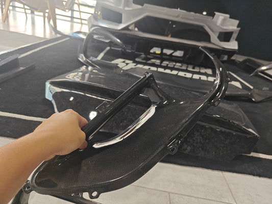 Aero Republic OEM Style Rear Tail Light Cover for Ferrari 488 GTB & Spider Carbon Fiber