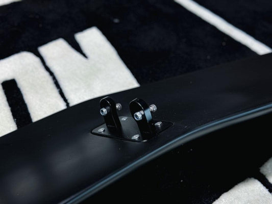 Porsche 981 Cayman (Base / S / GTS) 2012 2013 2014 2015 2016 & 718 982 Cayman (Base / T / S / GTS) 2017-ON with Aftermarket Parts - GT4RS Style Rear Wing Dry Pre-preg Carbon Fiber from Dupont Tech