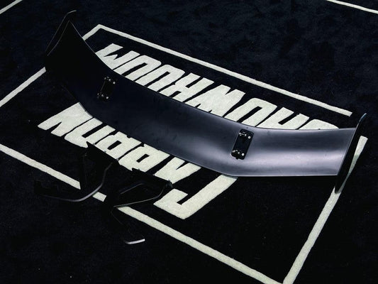 Porsche 981 Cayman (Base / S / GTS) 2012 2013 2014 2015 2016 & 718 982 Cayman (Base / T / S / GTS) 2017-ON with Aftermarket Parts - GT4RS Style Rear Wing Dry Pre-preg Carbon Fiber from Dupont Tech