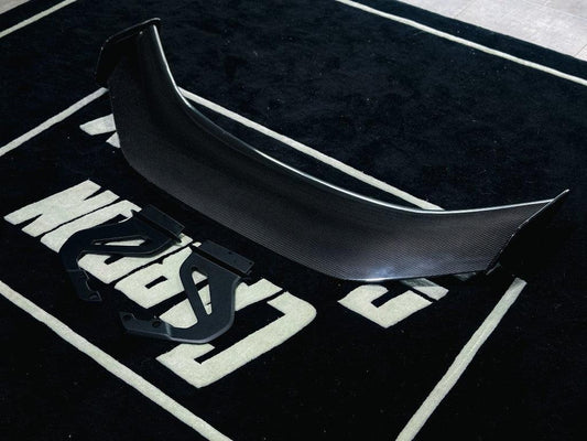 Porsche 718 / 981 Cayman GT4 GT4RS with Aftermarket Parts - GT4RS Style Rear Wing (Aluminum Bracket Included) Pre-preg Carbon Fiber from Aero Republic