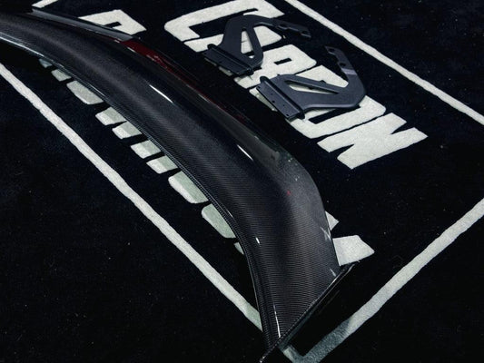 Porsche 718 / 981 Cayman GT4 GT4RS with Aftermarket Parts - GT4RS Style Rear Wing (Aluminum Bracket Included) Pre-preg Carbon Fiber from Aero Republic