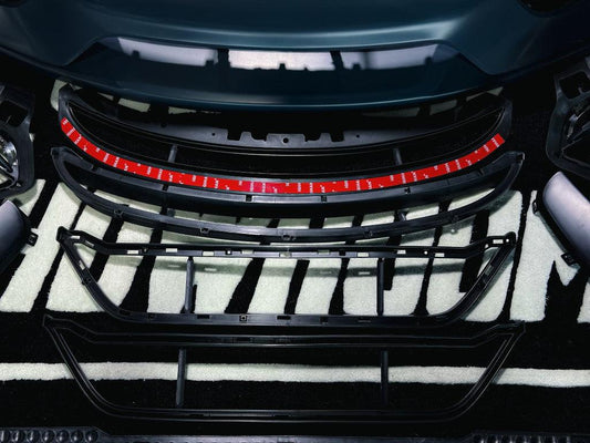 Porsche 718 Boxster & Cayman Base S T GTS with Aftermarket Parts - GT4RS Style Front Bumper PP from Aero Republic
