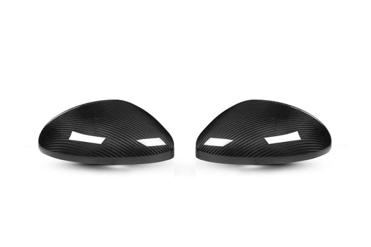 Porsche 718 Boxster & Cayman Base/S/T/GTS Spyder/Spyder RS/GT4/GT4RS LHD (Left Hand Drive) 2016-ON with Aftermarket Parts - OE Style Replacement Mirror Caps Pre-preg Carbon Fiber from Aero Republic