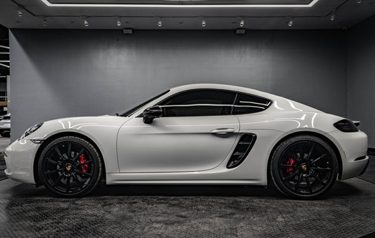 Porsche 718 Boxster & Cayman Base/S/T/GTS Spyder/Spyder RS/GT4/GT4RS LHD (Left Hand Drive) 2016-ON with Aftermarket Parts - OE Style Replacement Mirror Caps Pre-preg Carbon Fiber from Aero Republic