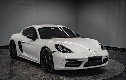 Porsche 718 Boxster & Cayman Base/S/T/GTS Spyder/Spyder RS/GT4/GT4RS LHD (Left Hand Drive) 2016-ON with Aftermarket Parts - OE Style Replacement Mirror Caps Pre-preg Carbon Fiber from Aero Republic