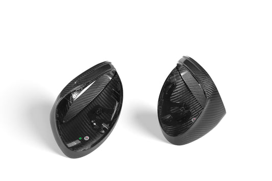 Porsche 718 Boxster & Cayman Base/S/T/GTS Spyder/Spyder RS/GT4/GT4RS LHD (Left Hand Drive) 2016-ON with Aftermarket Parts - OE Style Replacement Mirror Caps Pre-preg Carbon Fiber from Aero Republic