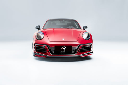 Porsche 911 992.1 Carerra Base/S/T/4/4S/Targa 4/ Targa 4S/GTS/GT3/Turbo/Turbo S 2020 2021 2022 2023 2024 & 911 992.2 Carerra Base/S/T/4/4S/Targa 4/ Targa 4S/GTS/Turbo/Turbo S 2025-ON with Aftermarket Parts - T-ART Style Front Bumper Carbon Fiber from Aero Republic
