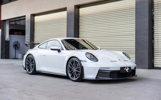 Porsche 911 992.1 Carerra Base/S/T/4/4S/Targa 4/ Targa 4S/GTS/GT3/Turbo/Turbo S 2020 2021 2022 2023 2024 & 911 992.2 Carerra Base/S/T/4/4S/Targa 4/ Targa 4S/GTS/Turbo/Turbo S 2025-ON with Aftermarket Parts - T-ART Style Hood Carbon Fiber from Aero Republic