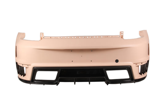 Porsche 911 992.1 Carerra Base/S/T/4/4S/Targa 4/ Targa 4S/GTS 2020 2021 2022 2023 2024 with Aftermarket Parts - TC Sting GTR Style Rear Bumper & Exhaust Tips Carbon Fiber/Aluminum from Aero Republic