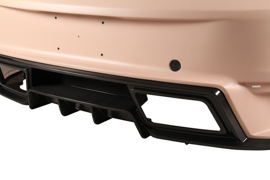Porsche 911 992.1 Carerra Base/S/T/4/4S/Targa 4/ Targa 4S/GTS 2020 2021 2022 2023 2024 with Aftermarket Parts - TC Sting GTR Style Rear Bumper & Exhaust Tips Carbon Fiber/Aluminum from Aero Republic