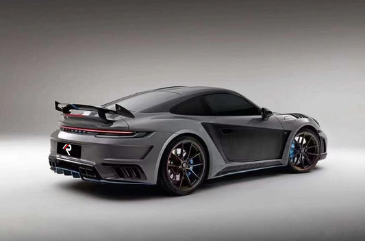 Porsche 911 992.1 Carerra Base/S/T/4/4S/Targa 4/ Targa 4S/GTS 2020 2021 2022 2023 2024 with Aftermarket Parts - TC Sting GTR Style Rear Spoiler Wing & Rear Spoiler Deck Lid Carbon Fiber from Aero Republic