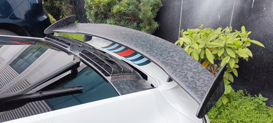 Porsche 911 992.1 Carerra Base/S/T/4/4S/Targa 4/ Targa 4S/GTS 2020 2021 2022 2023 2024 with Aftermarket Parts - TC Sting GTR Style Rear Spoiler Wing & Rear Spoiler Deck Lid Carbon Fiber from Aero Republic