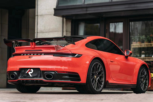 Porsche 911 992.1 Carerra Base/S/T/4/4S/Targa 4/ Targa 4S GTS 2020 2021 2022 2023 2024 with Aftermarket Parts - T-ART Style Side Skirts Carbon Fiber from Aero Republic