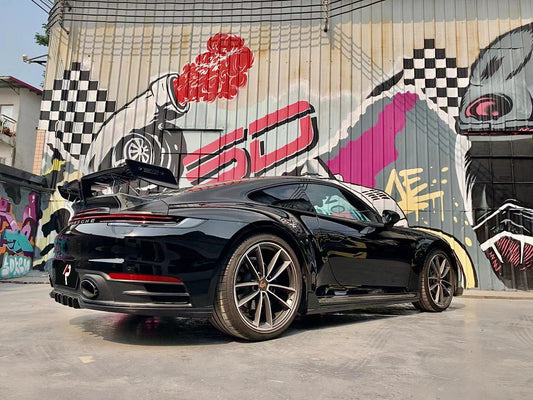 Porsche 911 992.1 Carerra Base/S/T/4/4S/Targa 4/Targa 4S/GTS 2020 2021 2022 2023 2024 with Aftermarket Parts - Rear Lip Spoiler Carbon Fiber / FRP from Aero Republic