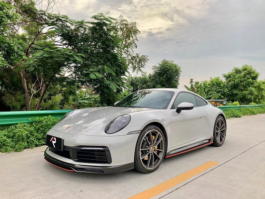 Porsche 911 992.1 Carerra Base/S/T/4/4S/Targa 4/ Targa 4S/GTS 2020 2021 2022 2023 2024 with Aftermarket Parts - Side Skirts Carbon Fiber / FRP from Aero Republic